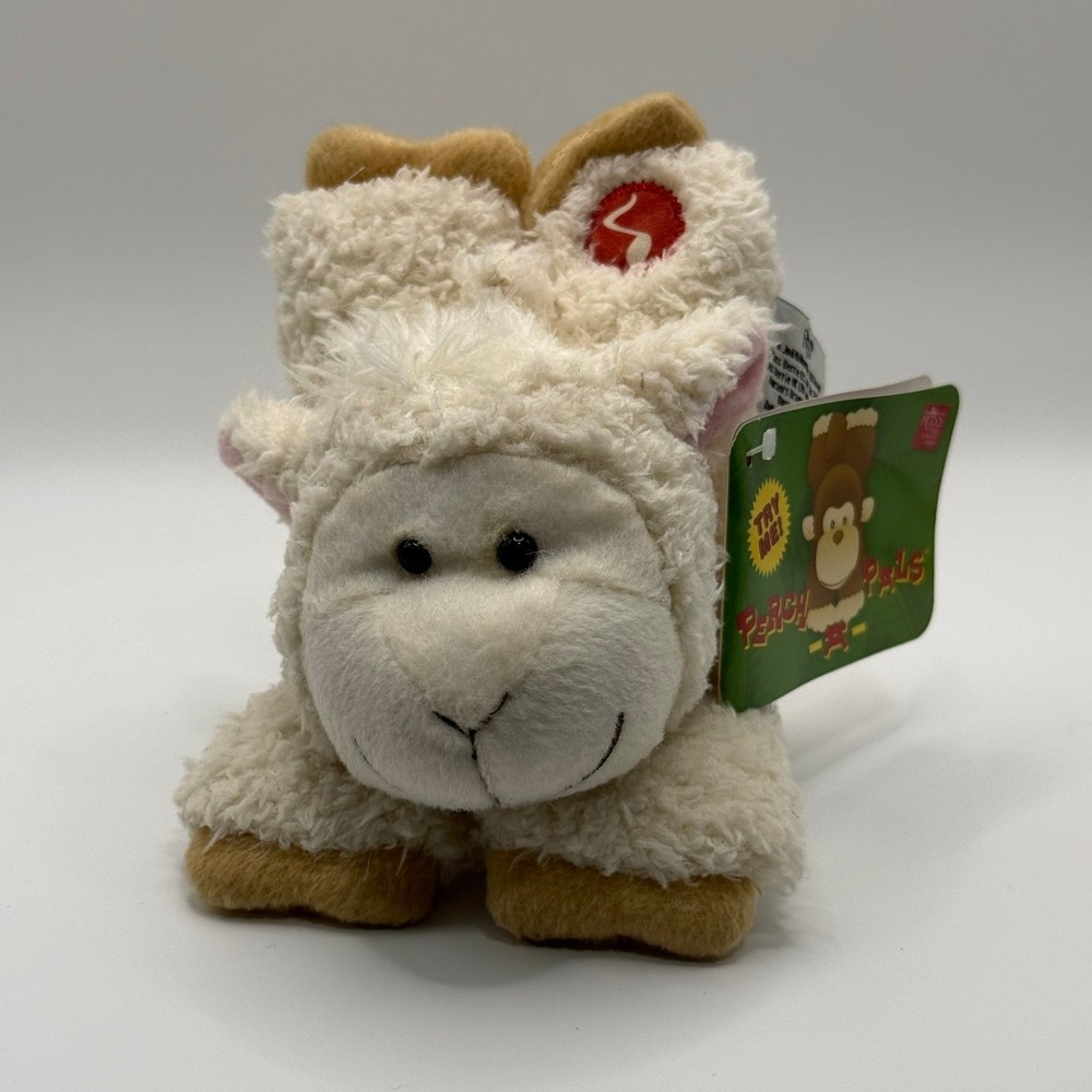 Vintage 2007 Russ Berrie Perch-A-Pals Lamb Plush 34469 As-Is Non-Working‎ Sound
